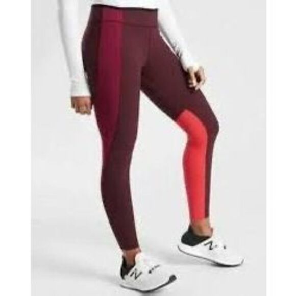 Athleta All In Structure 7/8 Leggings in Auberge Colorblock Tight Heavyweight Po - Picture 1 of 5
